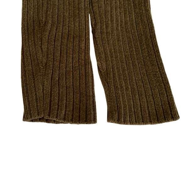 Eddie Bauer Women’s Ribbed Knit V-Neck Sweater Olive Green Size M - Picture 5 of 6